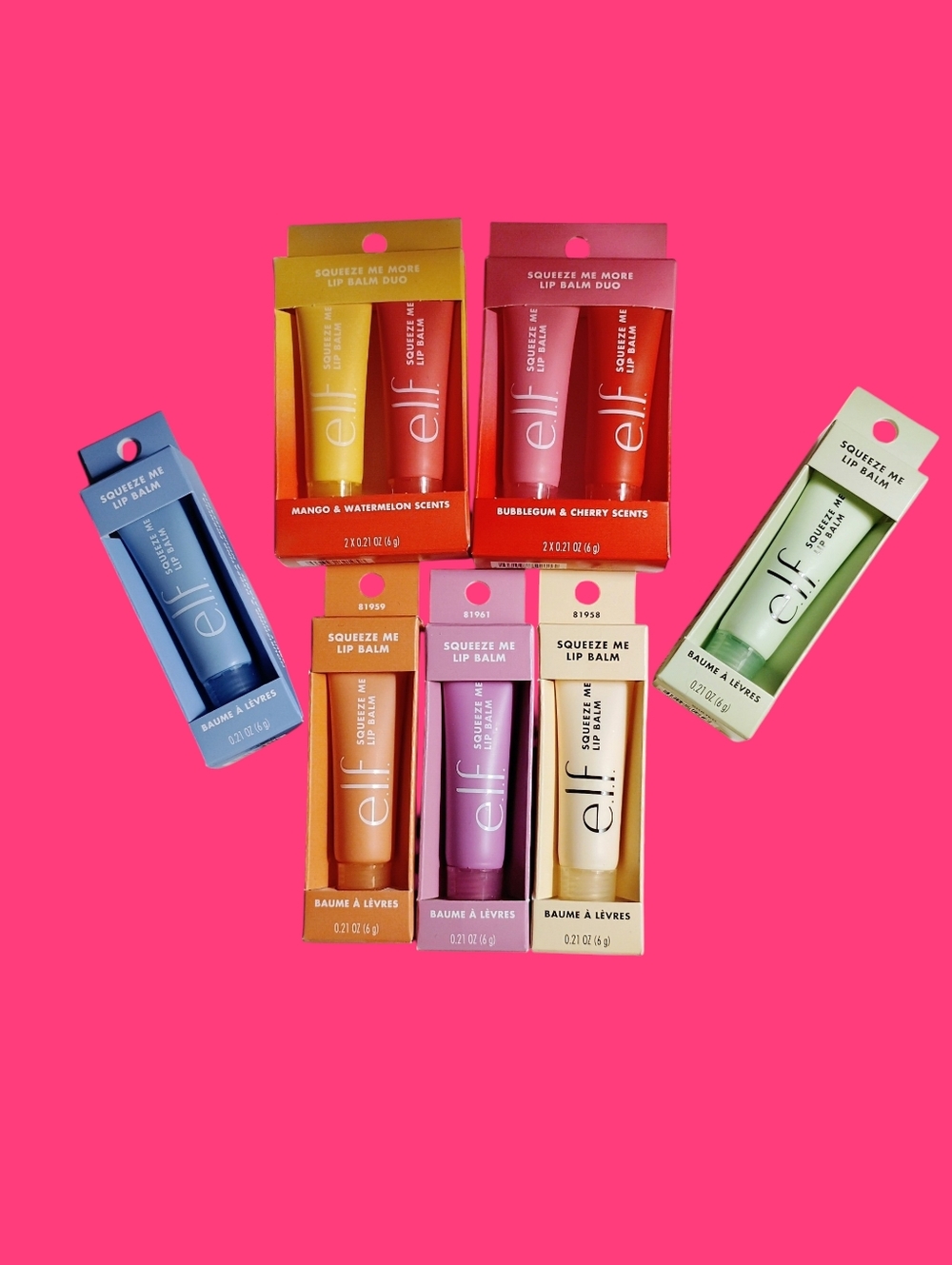 *ELF* LOT! LIP BALMS (7)🩷